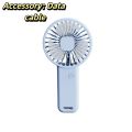 Stylish Appearance Quiet Operation Portable Fan Low-Noise Compact Design Handheld Fan Charging Lightweight Personal Fan Office Use. 
