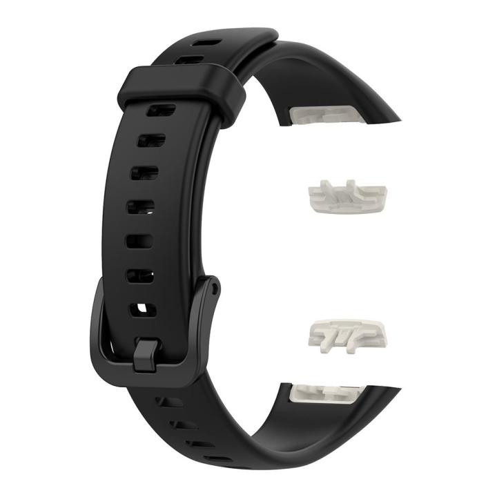 Silicone%20Straps%20For%20Huawei%20Band%206%20/%20Honor%20Band%206%20(Black)%20-%20Image%204