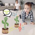 Rechargeable Dancing Cactus Talking Baby Toys for Kids. 