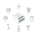 Mini Smart Switch Breaker Wireless Switches 10A Compatible with Tuya for Smart Home Automation. 