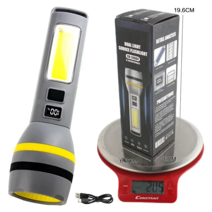 Dual%20Light%20Source%20Flashlight%20CH-24084%20%E2%80%93%20Rechargeable,%20High-Power%20Wick,%20Battery%20Display,%20Side%20Light,%20Telescopic%20Zoom%20&%20Portable%20Design%20for%20Camping,%20Emergencies%20&%20Outdoor%20Use%20-%20Image%208
