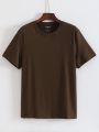 Round Neck Soft Feel Cotton T-shirt For Men. 