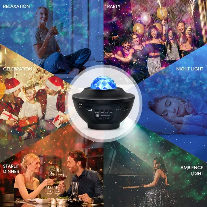 Star%20Projector%20Night%20Light%202%20In%201%20Star%20Galaxy%20Projector%20&%20Led%20Nebula%20Cloud/rotatable%20Ocean%20Wave%20Projector%20With%20Remote%20Control%20&%20Bluetooth%20Music%20Speaker%20For%20Kids%20Adults%20Bedroom%20Decoration%20-%20Image%209