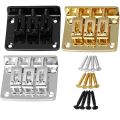 3PCS Adjustable 3 String Guitar Hard-Tail Tailpiece Bridge for Electric Guitar. 