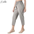 J.Fisher Stretchable 3/4 Quarter Pant For Women - Grey | Multisize | Fashion | Quarter Pants For Women. 