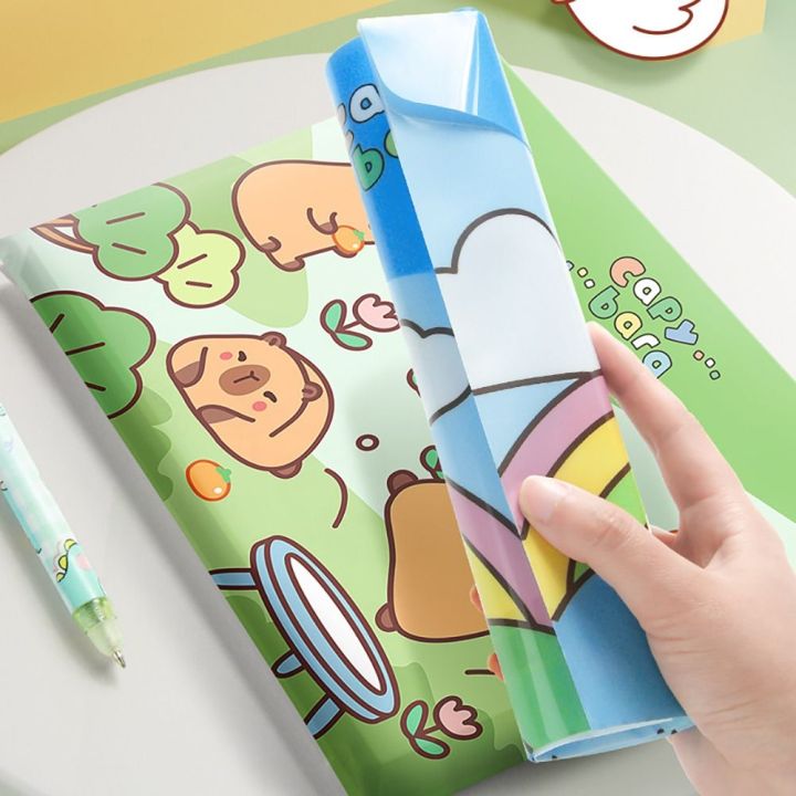 5PCS/Set%20Cartoon%20Snap-fastener%20A4%20File%20Folder%20Waterproof%20Large%20Capacity%20File%20Organizer%20Test%20Paper%20Storage%20PP%20Document%20Bag%20Gift%20-%20Image%206