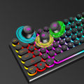 T-WOLF T80 USB RGB Backlit Mechanical Keyboard. 