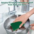 Green Scouring Household Scrub Pads For Dishes  Kitchen Scrubbers & Metal Grills 10 PACKETS. 