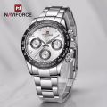 NAVIFORCE NF9193 Classic Business Luminous Multifunction Chronograph Stainless Steel Watch For WOMEN. 