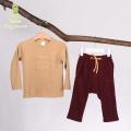 Toddler Full Sleeve Tshirt and Trouser Set (Waffle Knit) - Kids Dress Wear by Nino Baby Clothing. 