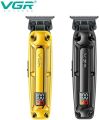 VGR 904 Electric Hair Clipper Professional Rechargeable Personal Care Barber Trimmer For Men Shaver LCD Metal Clippers. 