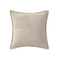 Corduroy Pillow Covers with Splicing Soft Couch Pillow Covers Broadside Striped Decorative Textured Throw Pillows Easy to Use Beige. 
