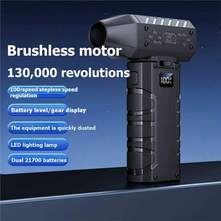 Turbo%20Fan%20130000RPM%20Handheld%20Blower%20100%20Gears%20Brushless%20Motor%20Turbo%20for%20Camping/Car%20Cleaning/Dust%20Removal%20-%20Image%204