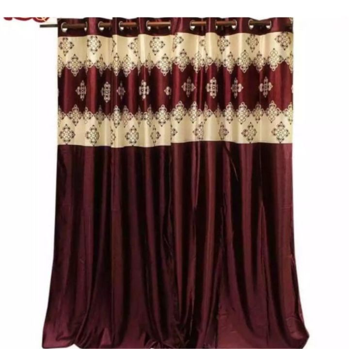 Heritage Curtain In Voila Material (48 X 84 Inches) (Parda)