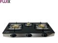 Fujix 3 Burner Automatic stove 3-N5_M75_ Black. 