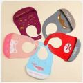 2 pcs Silicon Baby Bibs With Pocket 0 to 2years. 