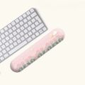 Creative Non-Slip Tulip Mouse Pad Hand Support Thickened Wrist Rest Mouse Pad Cute Rubber Base Mouse Wrist Rest Office Desk. 