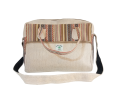 Handmade Hemp & Cotton Bag – Versatile Side & Shoulder Bag with Adjustable Strap – Crafted in Nepal. 