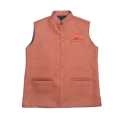 Brown Modi Nehru Bandi Coat For Men. 