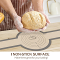 OUMERY Silicone Bread Sling for Dutch Oven, 2 PCS Non-Stick & Easy Clean Reusable Silicone Bread Baking Mat with Long Handles. 