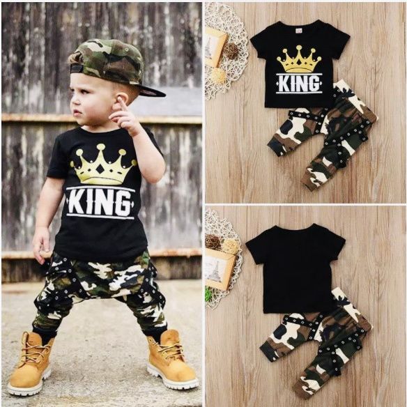 KidsSansar - King Combat Cloths Set For Baby Boy