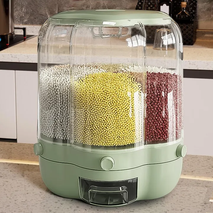 Grain%20Dispenser%20Rotating,%20Dry%20Food%20Dispenser%20with%20Six%20Grids%20Small%20size%20-%20Image%209