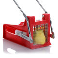 NAMUNY Stainless Steel French Fry Cutter Potato Vegetable Cutters 2 Blades, Red. 