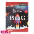Classmate Notebook - Dream Big Printed (Small Size) Set Of 6. 