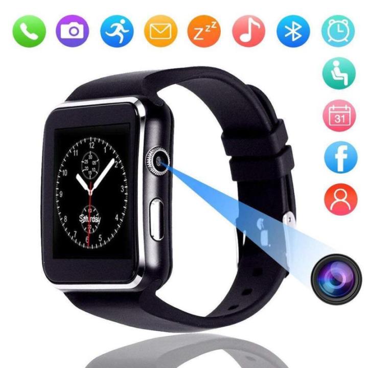 X6 Smart Watch Phone Huawei  Support 2G Sim Tf Card Camera Smartwatchbluetooth Smart Watch