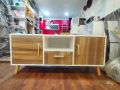 Kamakhya Decor Tv Rack 120Cm Length  White & Wood. 