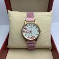 Ladies Watch || Magnative  Buckle Fashionable Pink Stainless Steel Fashionable Watch For Women ||. 