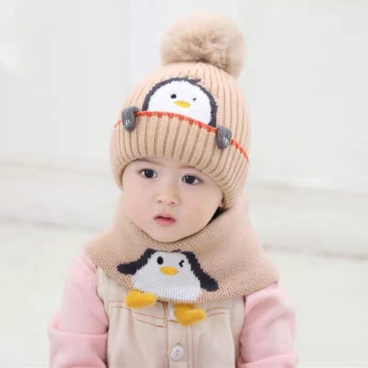 New%20Cartoon%20Penguin%20Kids%20Hat%20Scarf%20Set%20Thick%20with%20Earflaps%20Kids%20Earmuffs%20Cap%20Keep%20Warm%20Baby%20Ear%20Protection%20Hat%20Winter%20-%20Image%208