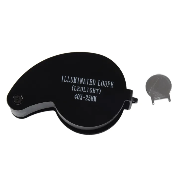 40x%2025mm%20Eyes%20Optical%20Glass%20Loupe%20Magnifier%20Magnifying%20LED%20Light%20-%20Image%204