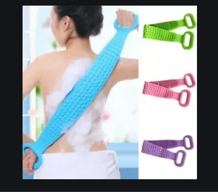 Silicone%20Exfoliating%20Bath%20Shower%20Towel%20Back%20Strap%20Body%20Sponge%20Scrubber%20Brush%20-%20Image%202