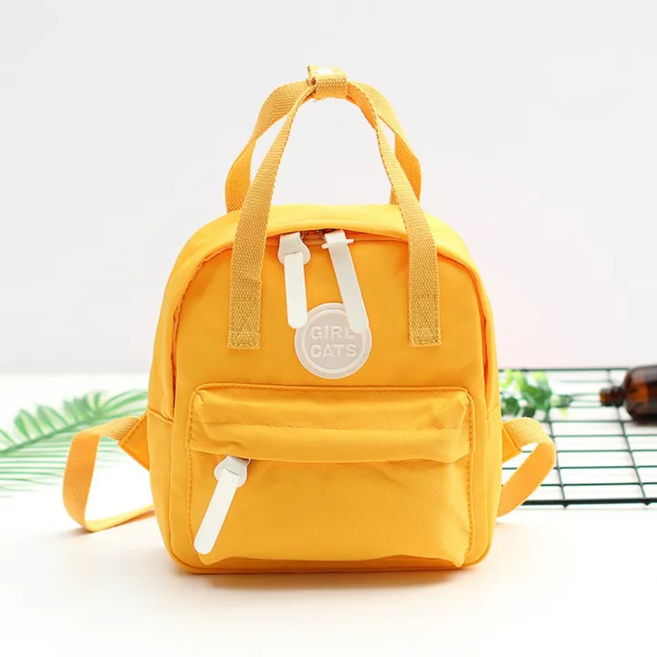 Portable%20Solid%20Color%20Parent-Child%20Backpack%20Canvas%20Zipper%20Mommy%20Bag%20Adjustable%20School%20Bag%20Women%20-%20Image%202