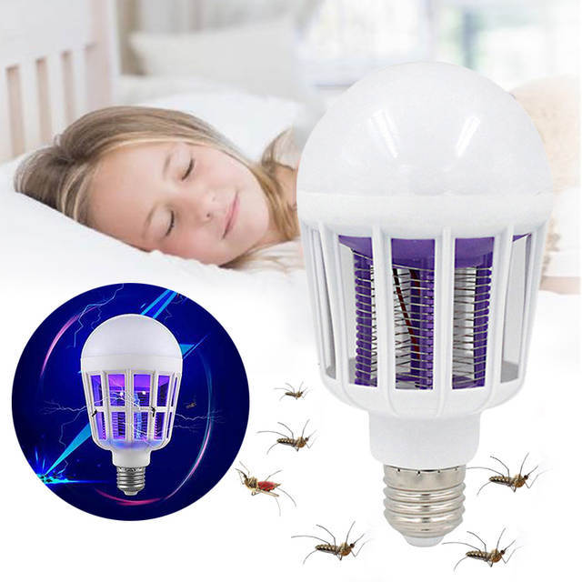 Moskiller Led Bulb Mosquito Killer LED Bulb 220V 18W LED Bug Zapper Lamp E27 Insect ...