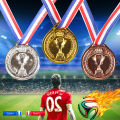 Gold Silver Bronze Award Medal Winner Reward Football Competition Prizes Award Medal For Souvenir Gift Outdoor Sport Kids Toys. 