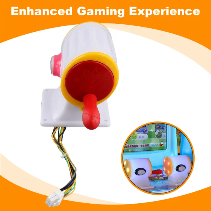 12V Fishing Hand Cranked Handle Joystick Catch Hunt Button Controller ...