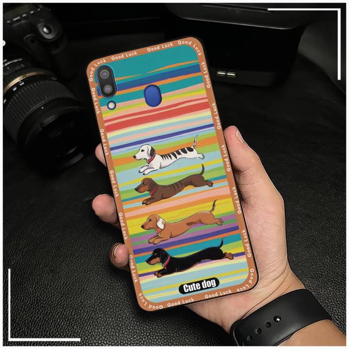 Phone%20Pouch%20Silicone%20Phone%20Case%20For%20Samsung%20Galaxy%20M20/SM-M205FD%20TPU%20Back%20Cover%20Shockproof%20Dirt-resistant%20Full%20wrap%20Cute%20-%20Image%203