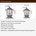 Large And Medium Size Antique Garden Gate Light Outdoor Column Lamp Antirust Waterproof Post / Pillar Table LED Lighting Lamps E27 Decoration Pillar Light By Bijulipasal. 