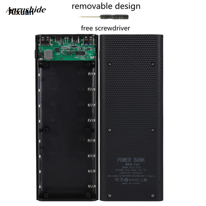 Aixuan%20Power%20Mobile%203.0%20Charging%20Design%20with%20Dock%20Power%20Mobile%203.0%20Detachable%20Affordable%20Quick%20186508%20Lithium%20Battery%20Fast%20Charger%205v2a%20Box%20Shell%20DIY%20Screws%20-%20Image%202