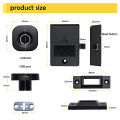 Cabinet Lock Smart Biometric Cabinet Lock, Keyless File Drawer Wardrobe Lock, Child Safety Electric Fingerprint Lock. 