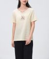 |JeansWest| Women's Basic T-shirt with Addable Chain. 
