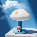 New Warm Soft Light Doraemon LED Night Light Companion Sleep Lamp Pat Control Anime Lamp Rechargeable Dimmable Bedside Light Study Room. 