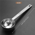 SptrryStainless Steel Coffee Scoop, 2 Tablespoon Measuring Spoon Coffee Scoop, 30Ml Metal Long Handled Spoons Coffee Measuring Spoons, Set of 2. 