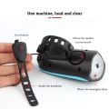 Durable Plastic Bicycle Light Horn 5 Colors USB Rechargeable Wide-Range Light Waterproof Ultralight Headlight. 
