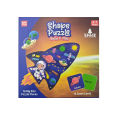Unikplay Shape Puzzle Game | 16 Big Puzzle Pieces with Game Cards for Learning & Fun |. 