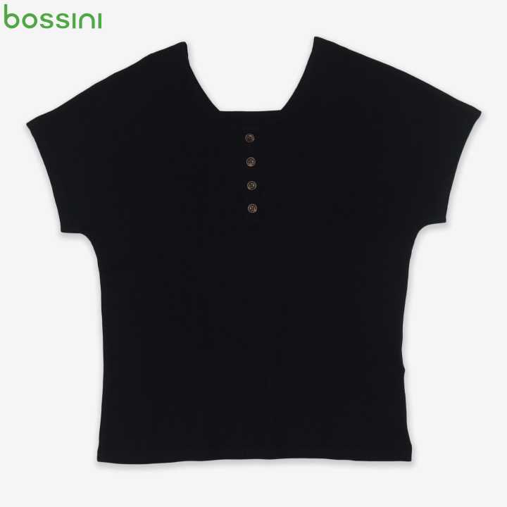 Bossini%20Ladies%20T-Shirts%20Short%20Sleeve%20round%20Neck%20Cotton%20Blend%20Comfortable%20Fit%20Casual%20Top%20002000131%20-%20Image%203