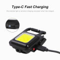 Original 500 Lumens Mini Flashlight Keychains 30 COB LED Portable Small Pocket Work Light. 