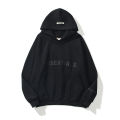 FEAR OF GOD double thread Essentials trendy LOGO on chest pressure glue hooded thin men's and women's sweater. 